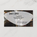Search for restauration business cards Diner