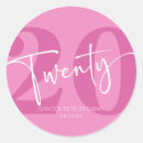 Search for twenty stickers Adult birthday party