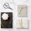 Search for black and white marble wrapping paper Golden