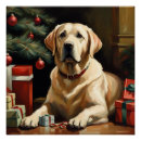 Search for christmas labrador retriever art Animal