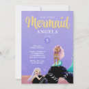 Search for purple mermaid invitations Pink