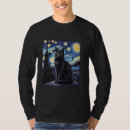 Search for starry night cat tshirts Lover