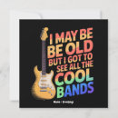 Search for rock band invitations Retro