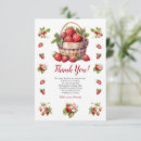 Search for strawberry thank you cards Simple
