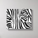 Search for zebra canvas prints Safari