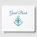 Search for nautical guest books Blue
