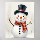 Search for happy snowman posters Santa