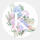 Search for alphabet k stickers Floral monogram
