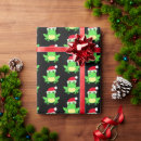 Search for frog christmas wrapping paper Funny