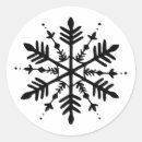 Search for black snowflake stickers Xmas