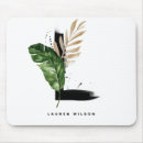 Search for initial l mousepads Watercolor