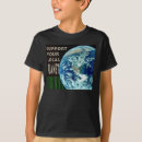Search for planet kids tshirts Global warming