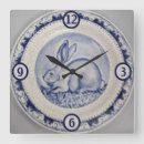 Search for easter bunny clocks Blue