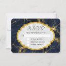 Search for gold foil rsvp cards Navy blue