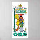 Search for customizeable birthday posters Sesame street