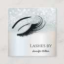 Search for long lash extension business cards Beauty salon