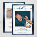 Search for boho birth announcement cards Two photo