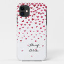 Search for watercolor hearts iphone cases White