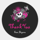 Search for skull and crossbones stickers Pink