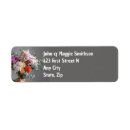 Search for wild flowers return address labels Garden