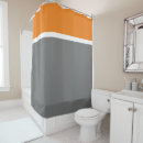Search for orange and gray shower curtains Contemporary