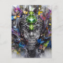 Search for chaos postcards Colourful