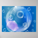 Search for floating bubbles posters Colourful