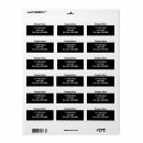Search for basic labels Black and white