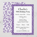 Search for 90 year old birthday invitations Ninety