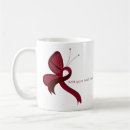 Search for burgundy awareness ribbon mugs Butterfly