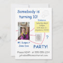 Search for crime party invitations Clue