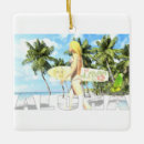 Search for surfer christmas tree decorations Girl