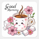 Search for good morning coffee stickers Cute
