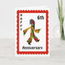 Search for 6th wedding anniversary cards Sixth