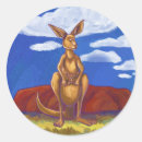 Search for ayers rock stickers Kangaroo