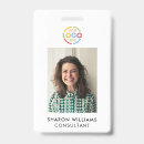 Search for black and white id badges Corporate
