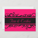 Search for scroll wedding invitations Black