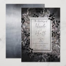 Search for moody floral wedding invitations Dark