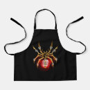 Search for black spider aprons Red