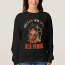 Search for red panda hoodies Who