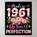Search for 1961 posters 65th birthday