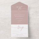 Search for pink rose wedding invitations Minimal