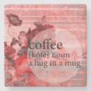 Search for coffee mugs coasters Red