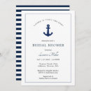 Search for nautical bridal invitations Simple