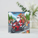 Search for motorcycle christmas cards Santa claus