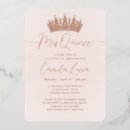 Search for pink and gold quince invitations Daughter