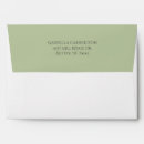 Search for sage green envelopes Elegant