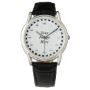 Search for blank watches Black