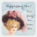 Search for victorian birthday stickers Pink