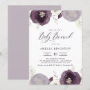 Search for purple and silver invitations Gender neutral
